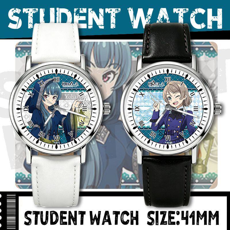 27新品幻日的夜羽小原鞠莉国手表二次元超长续航石英表静音学生送