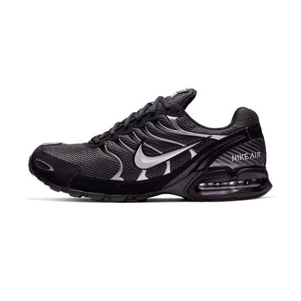 Nike Air Max Torch 4 黑银织物合成革低帮休闲跑步鞋 343846-002