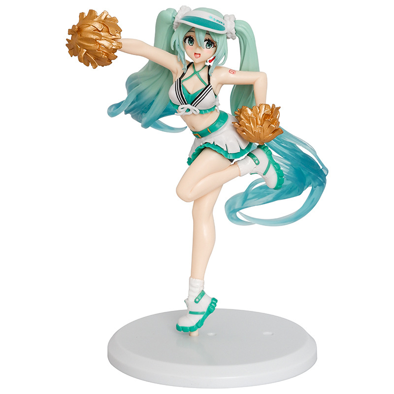 美少女初音未来Miku手办模型公仔啦啦队初音美少女二次元摆件可爱