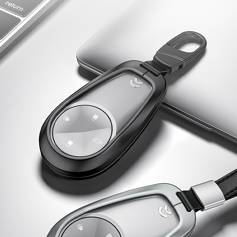 适用于蔚来钥匙包套壳蔚来es8es6钥匙套汽车用品铝合金全包保护壳