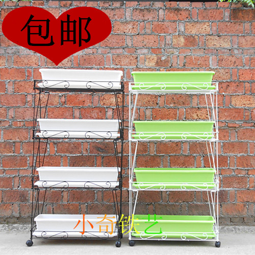 indoor Large balcony courtyard Iron art Vegetables multi-storey Shelf Flowerpot holder three-dimensional plant move Shelvingin the Residential furniture , Shelf , Flower/Spend a few  category - from Buy2taobao.com to provide professional Taobao agent buy service