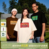 半袖 T恤男女情侣上衣夏季 休闲体恤 涂鸦印花短袖 AFGK25SS国潮美式