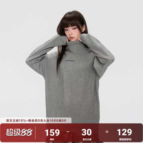AFGK25FW德绒保暖半高领长袖