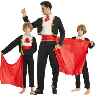 万圣节cos英勇无畏的西班牙斗牛士服装化妆舞会成人男款演出衣服