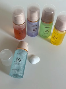 韩国menokin30秒快速焕肤肌肤水光泡沫泡泡面膜补水精华爽肤水