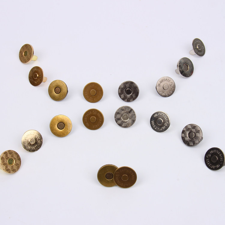 마그네틱 버클 수제 DIY 가죽 액세서리 가죽 수하물 지갑 지갑 버클 흡입 버클 자석 버클 강력한 자기 양면 숨겨진 버클