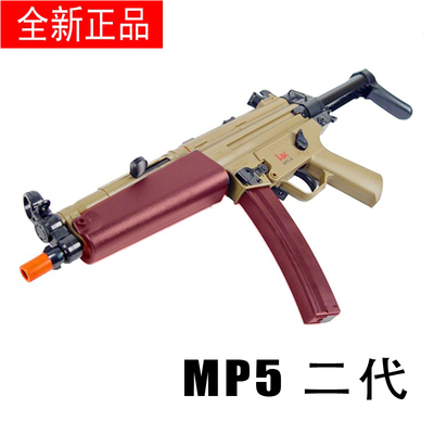 锦明mp5二代电动冲锋枪m416男孩子吸盘软蛋儿童电动连发玩具枪 cs