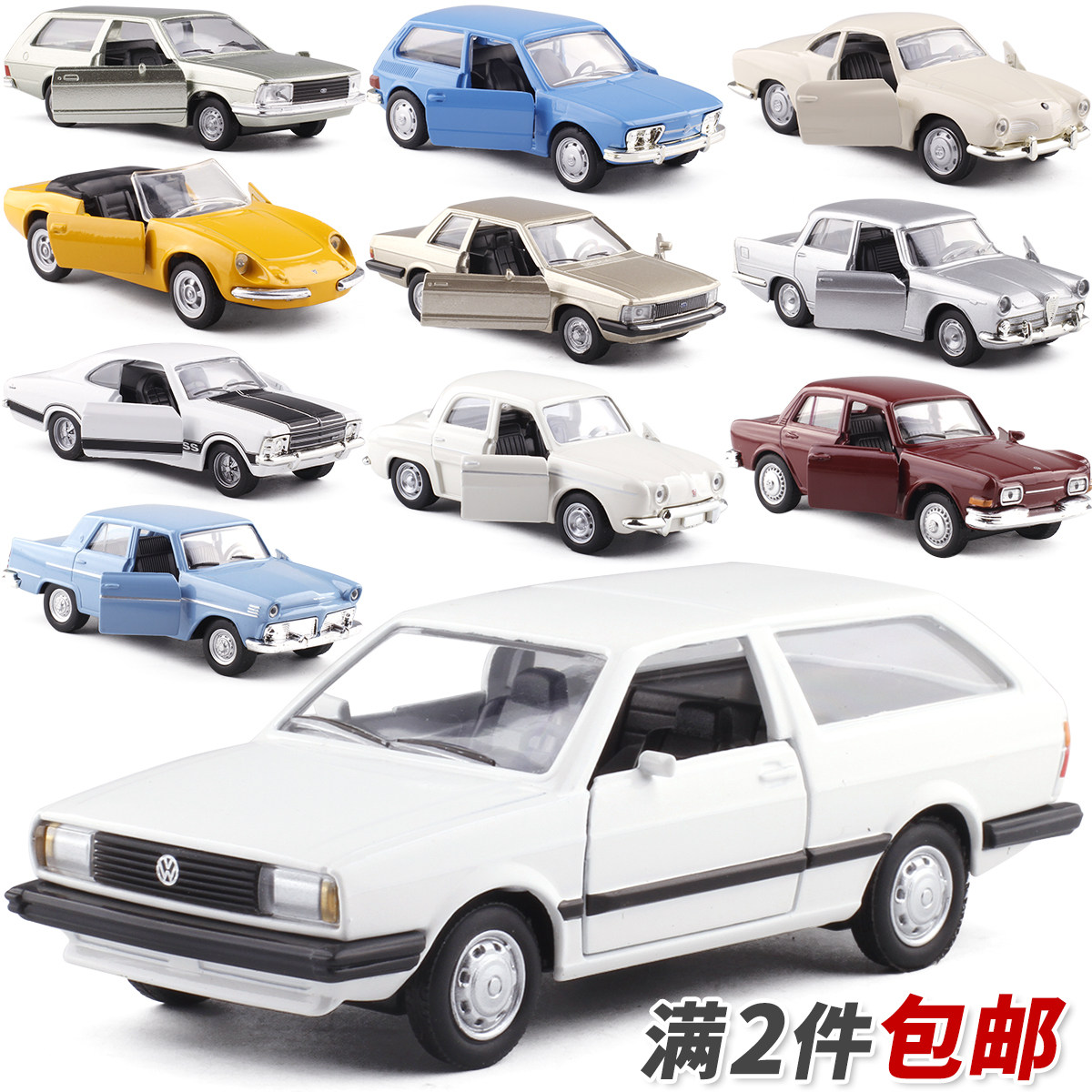 大众旅行车复古老爷车肌肉车合金儿童玩具回力小汽车模型男孩玩具|ruв категории игрушка/коляска/головоломка/блоки/модель, статическая модель, модель автомобиля - от Buy2taobao.com для оказания профессиональной услуги покупки агента Taobao