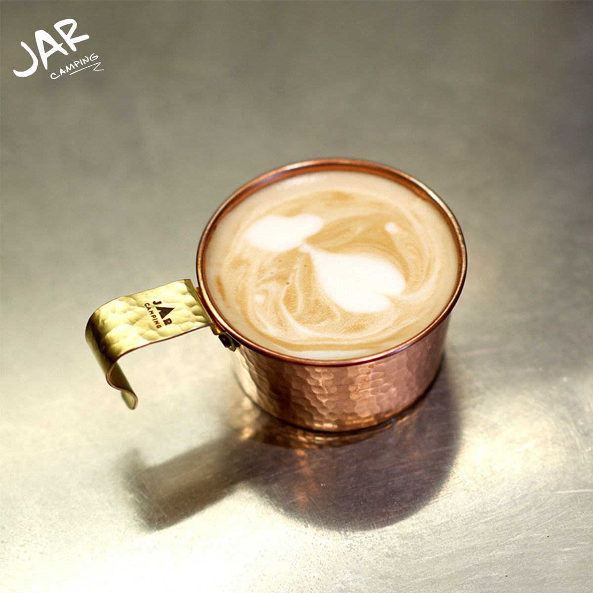 JAR户外纯手工锤纹紫铜碗