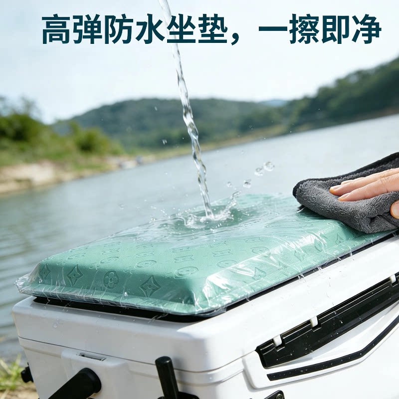 连球新款钓箱坐垫钓椅座垫图片