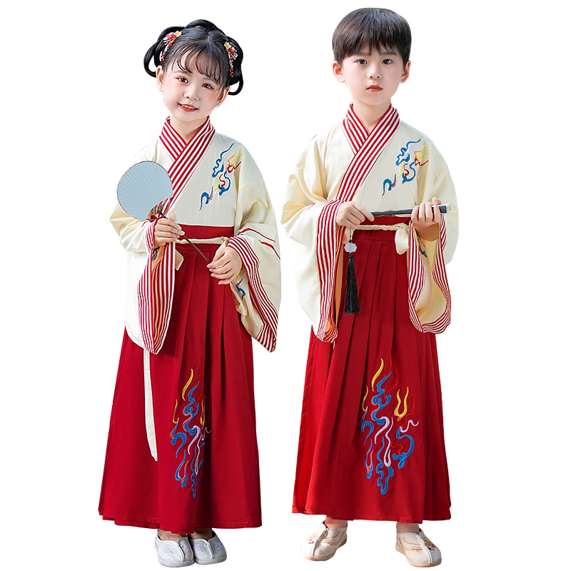 儿童古装汉服国学服男童