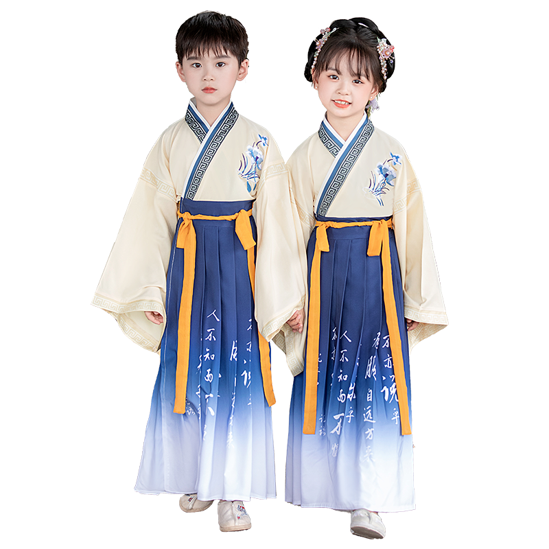 儿童汉服男童国学服装女童