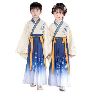 儿童汉服男童国学服装女童