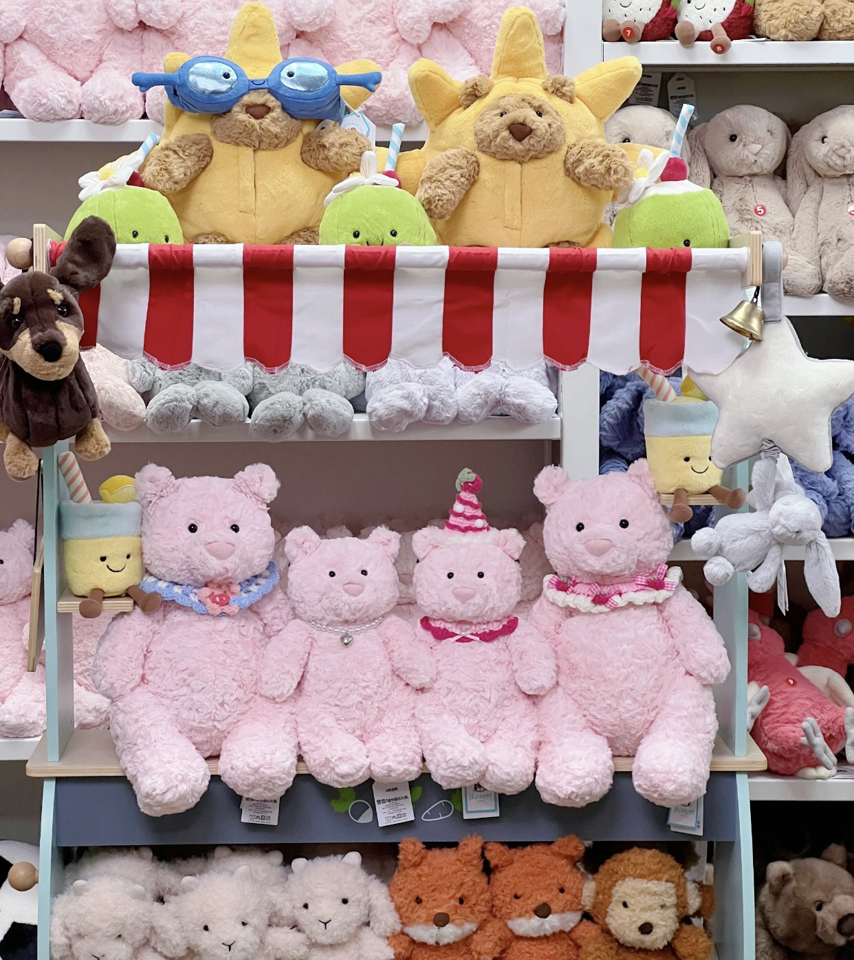 jellycat莱奥拉熊毛绒安抚玩偶公仔娃娃玩具礼物巴塞罗熊