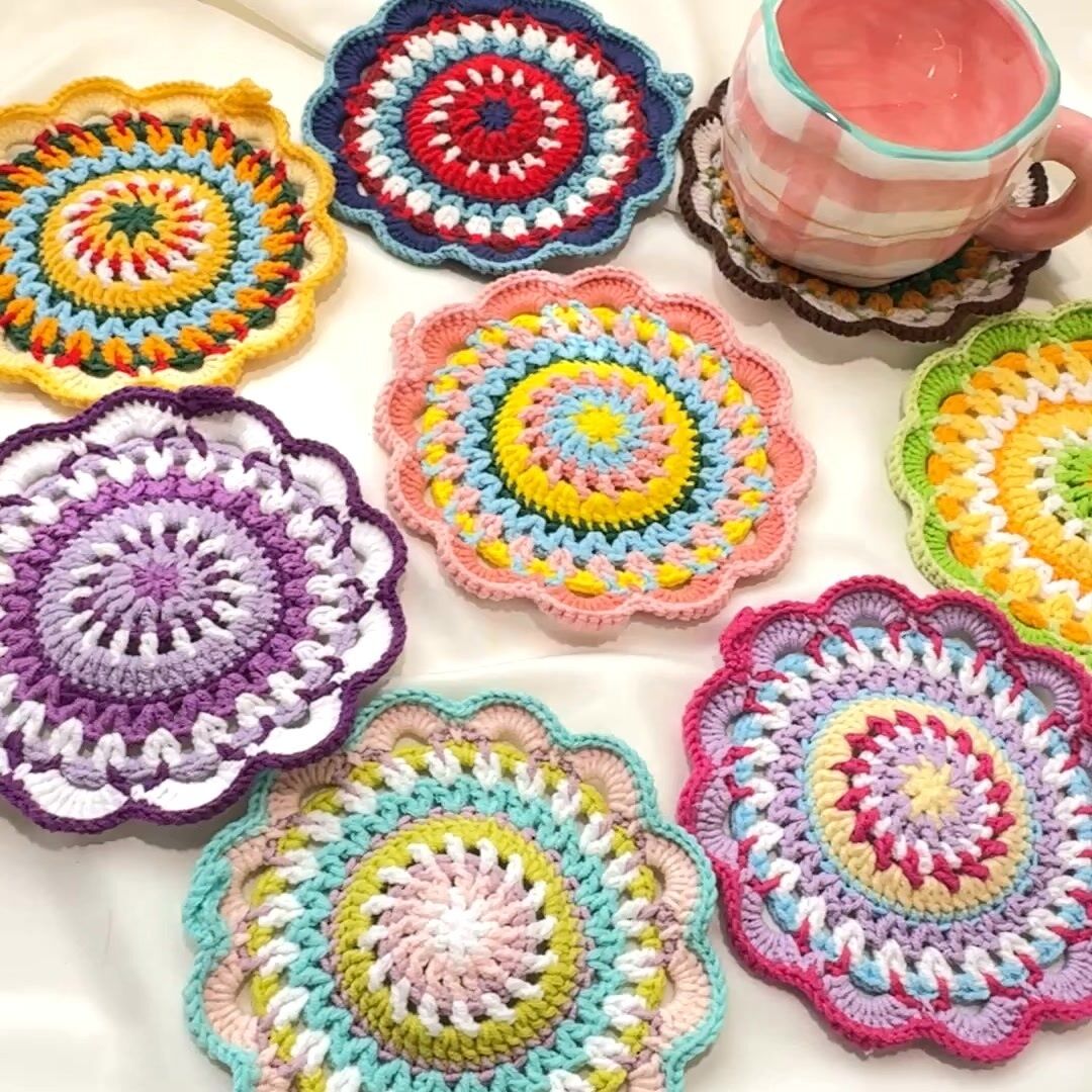 家用毛線復古手工成品鉤織防燙