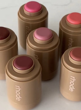 rhode海莉hailey腮红棒唇颊两用腮红膏 唇膏唇部保湿唇蜜唇彩