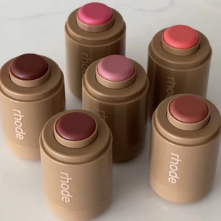 rhode海莉hailey腮红棒唇颊两用腮红膏 唇膏唇部保湿唇蜜唇彩