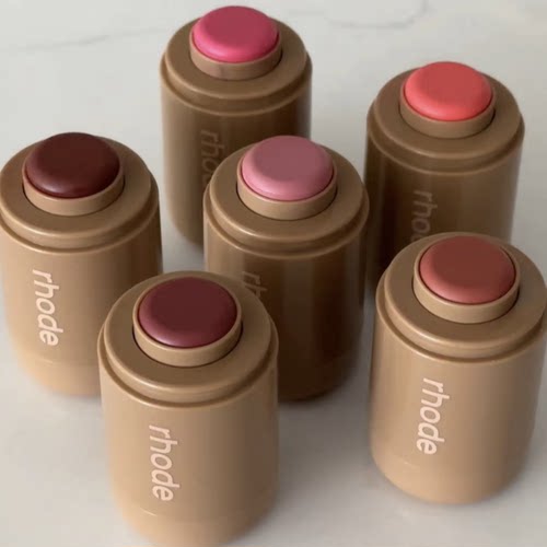 rhode海莉hailey腮红棒唇颊两用腮红膏 唇膏唇部保湿唇蜜唇彩