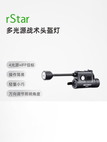 纳丽德rStar战术多功能头盔灯