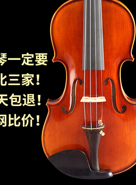 梵阿玲V005欧料手工小提琴初学者入门考级儿童成人大学生专业演奏