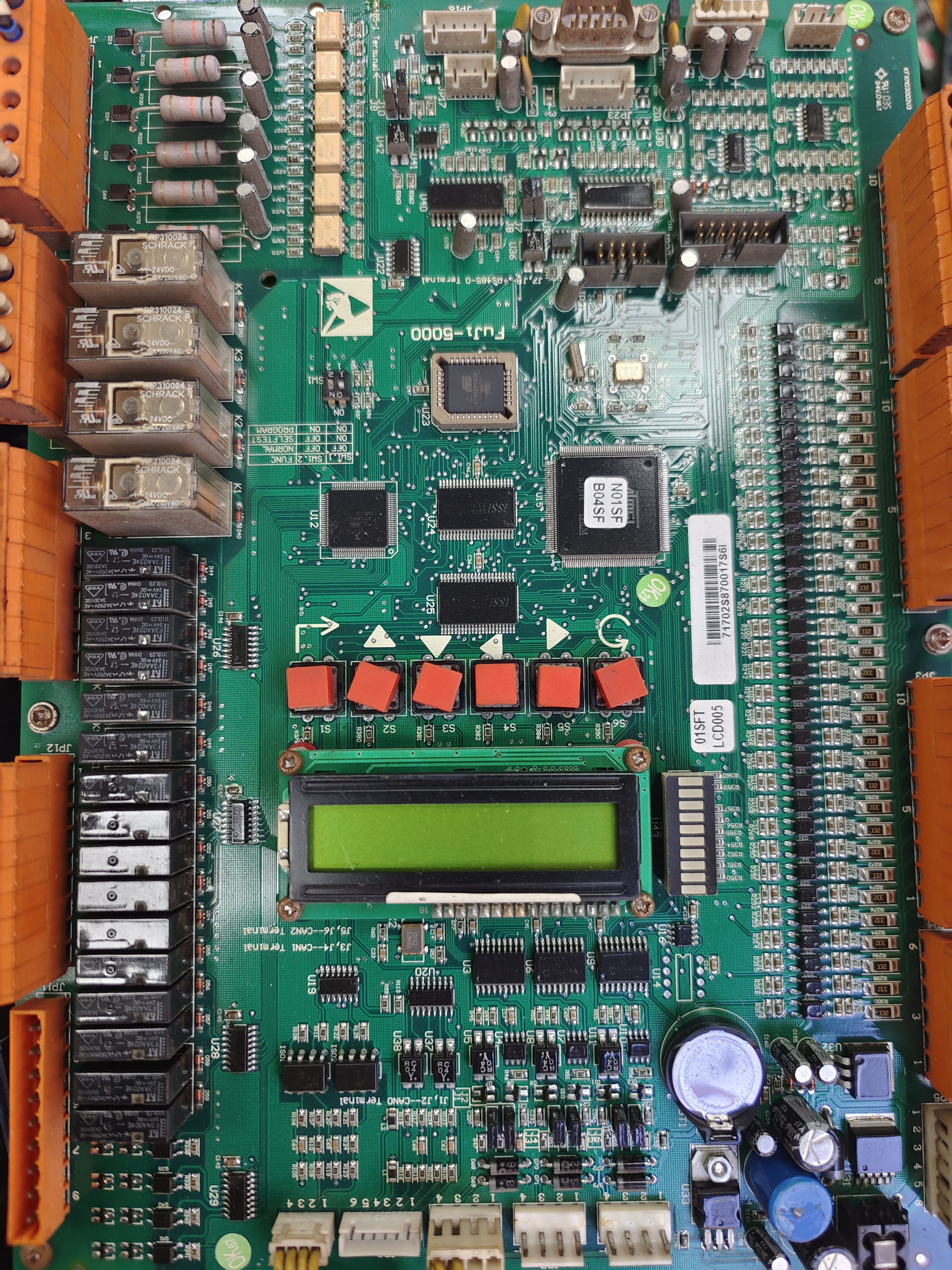 FUJ1-5000 富士货梯主板 01SFTLCD005 N01SFB04SF 富士达电梯主板