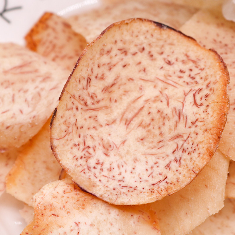 香芋脆片椒盐味芋头片薄脆办公室零食150g脆芋片非油炸网红小吃