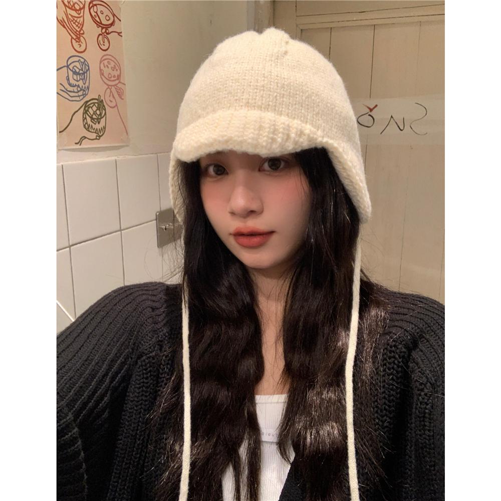 冬季新款加厚可爱保暖针织帽