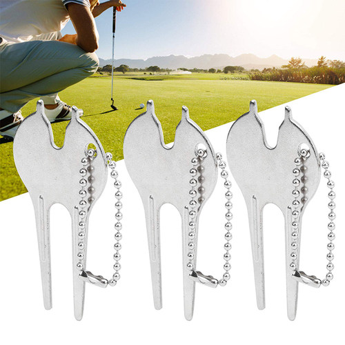 HOW TRUE高尔夫球果岭叉球鞋卸钉器多功能铲草修叉果岭工具叉配件