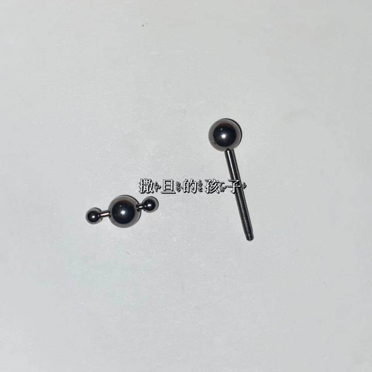 SATANS CHILD SUPER DIMENSION TONGUE NAIL DESIGN SENSE EUROPEAN AND AMERICAN TONGUE RING TONGUE NAIL TITANIUM STEEL HOTTIE PIERCING JEWELRY
