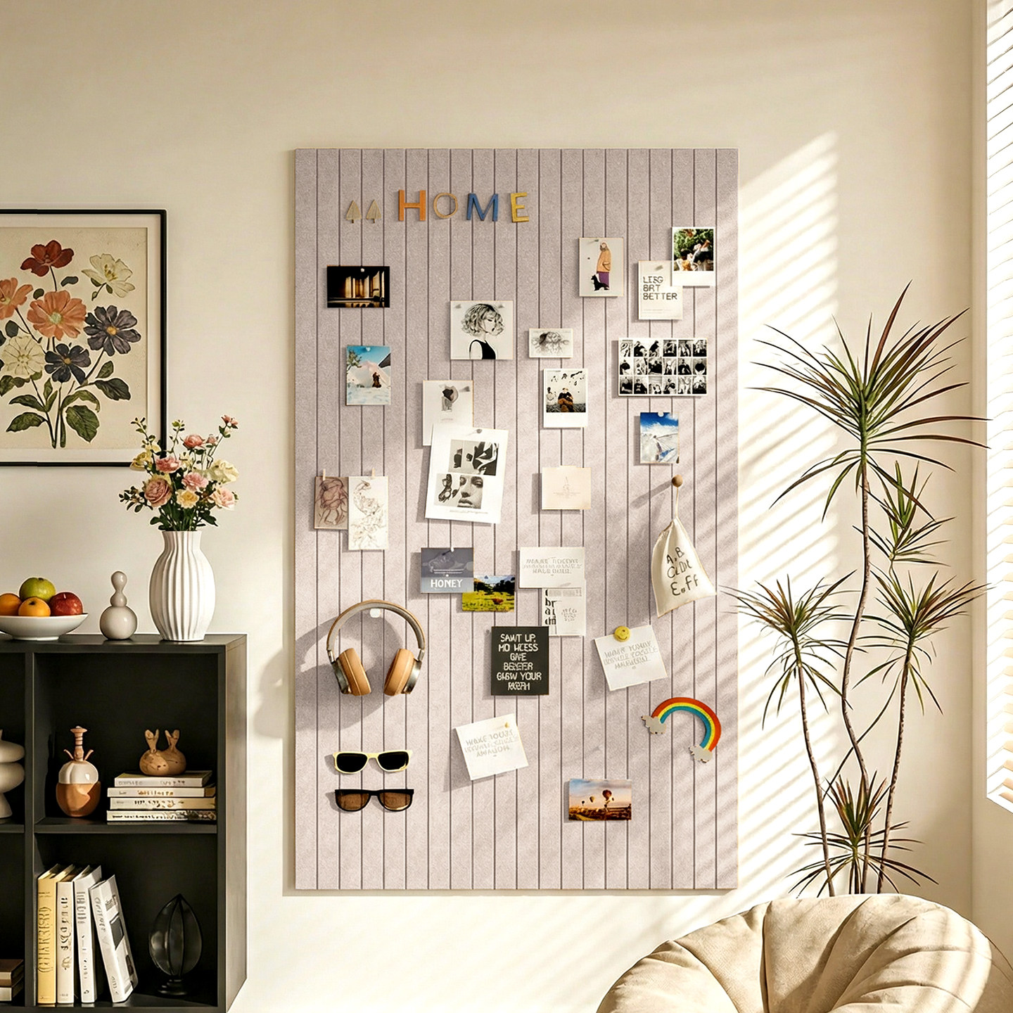 毛毡墙贴照片墙背景板挂墙面上软木板展示板拼豆毛粘板自粘房间装饰板