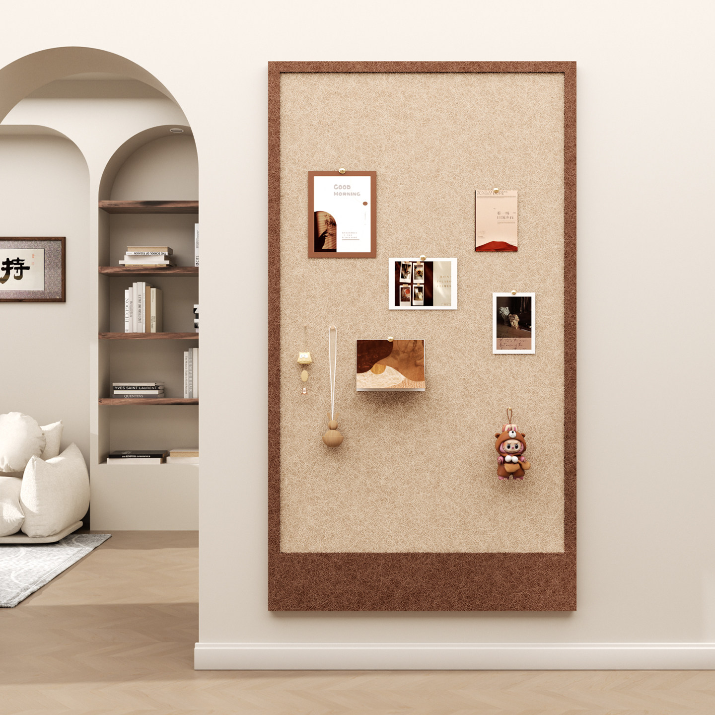 毛毡板墙贴高级感客厅照片墙背景板展示墙组合相框墙面装饰创意软木墙板相片墙相册墙毛粘板拍立得书桌留言板,文具电教/文化用品/商务用品,软木板/照片板/毛毡板,淘宝优惠券,粉丝福利购,淘宝优惠卷