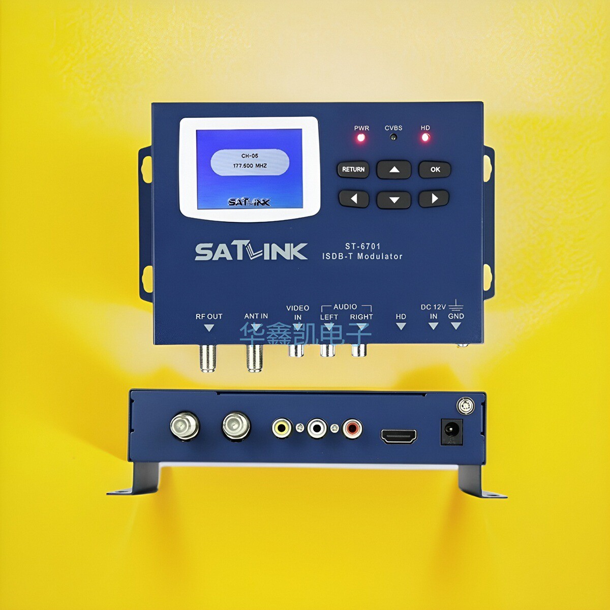 Satlink SP-6701调制器DVB-C ISDB-T modulator射频器高清调制