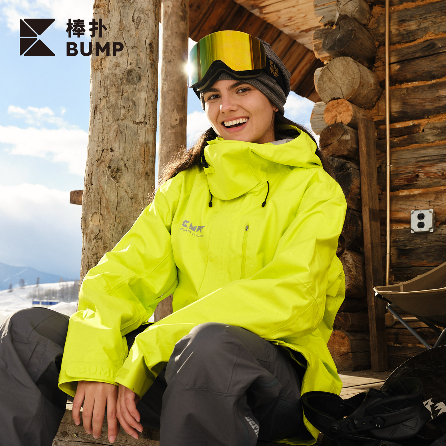 BUMP滑雪服新款3L冬季东丽Dermizax男女款单双板防水防风硬壳套装