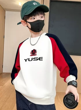 男孩打底衫春秋大童秋季上衣洋气