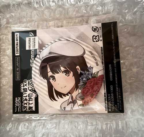 日版散单路人女主的养成方法周边加藤惠2024生日纪念吧唧现货未拆