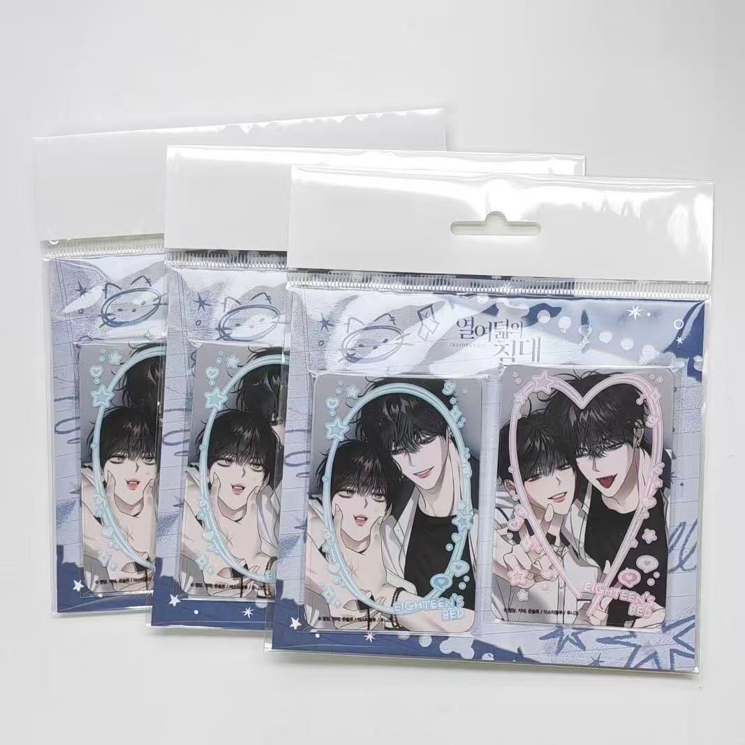 韩谷现货十八岁的床咖啡厅制品小卡+透卡set 原袋未拆 韩散包邮