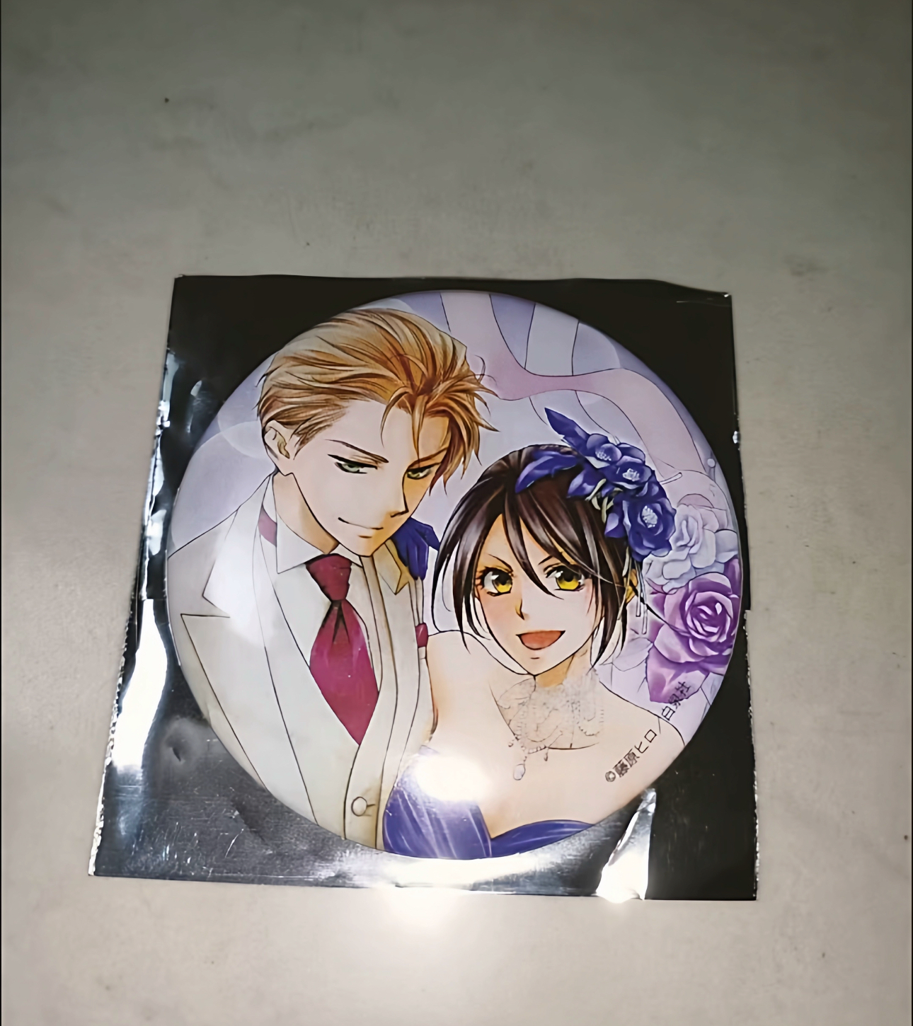 日谷散货 会长大人是女仆 拓海 美咲双人婚谷吧唧徽章 现货