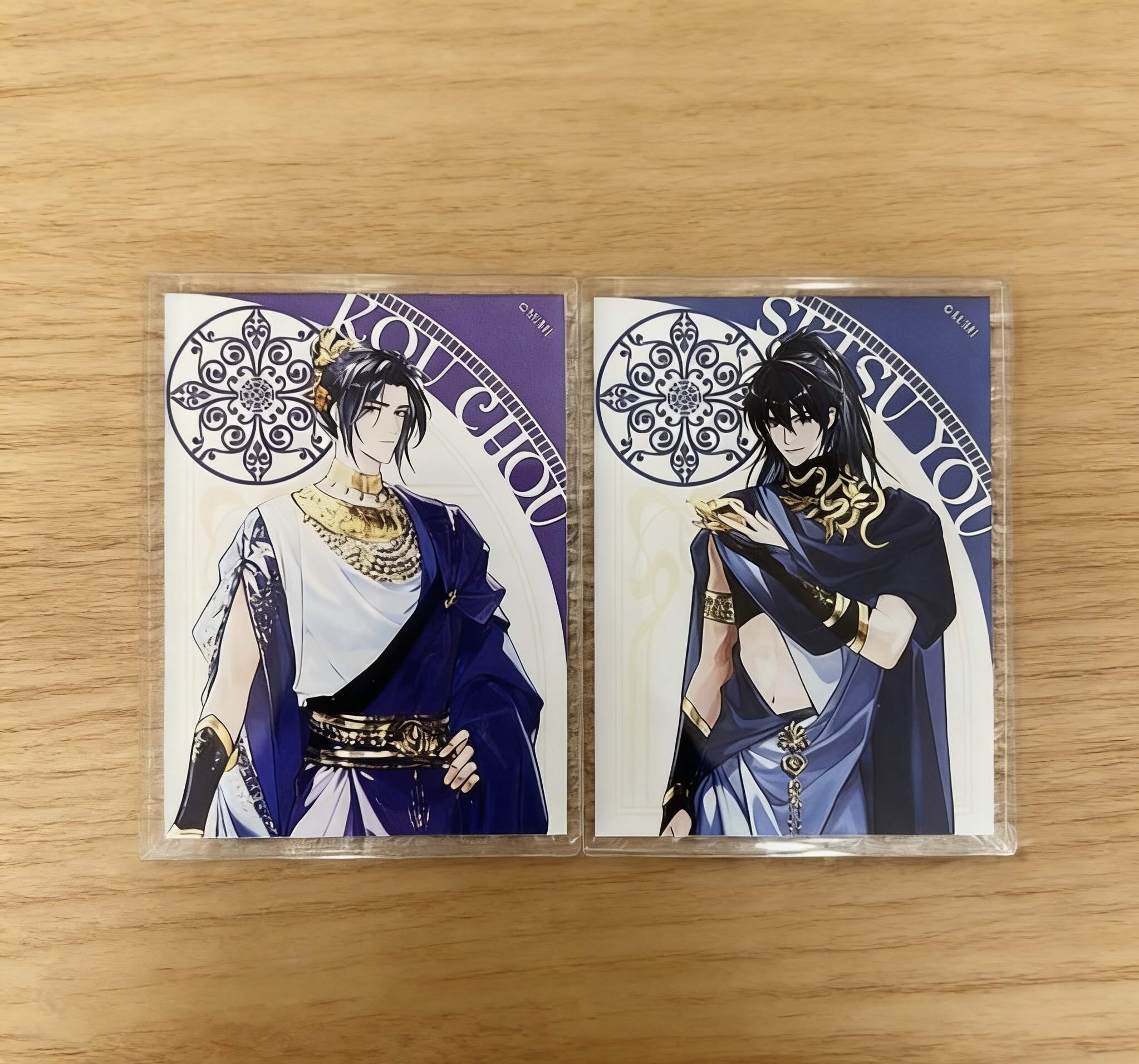 日版现货魔道祖师京都展希腊风系动漫徽章/立牌