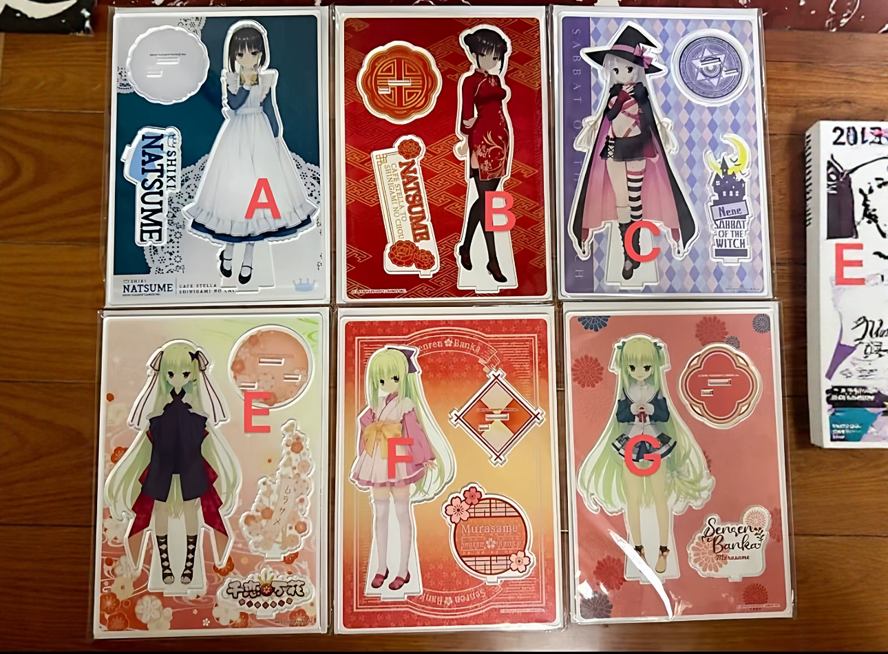 日版散单柚子社角色立牌 千恋万花魔女的夜宴 riddle joker 未拆