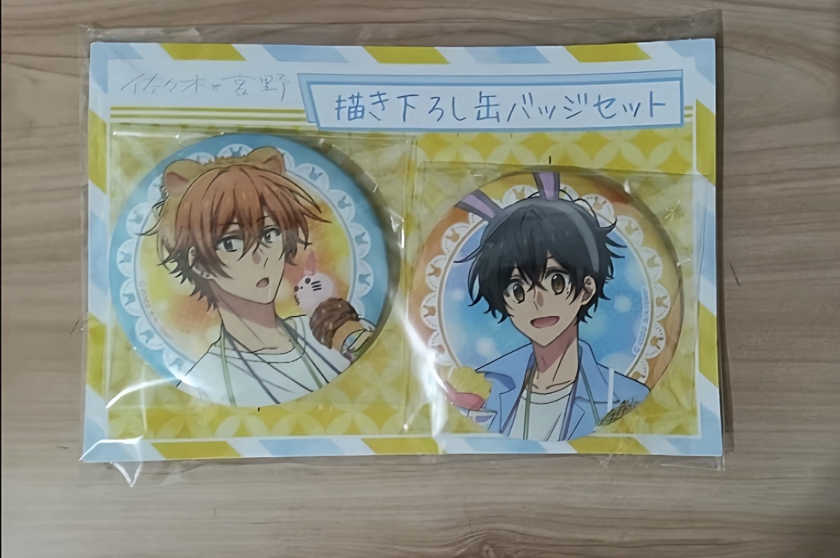 日谷散货 Medicos 佐佐木与宫野 游乐园双人吧唧一套原袋 现货