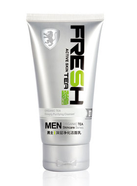 雅杰琳深层清洁控油洁面乳抗痘淡化黑色素茶道氨基酸男士洗面奶