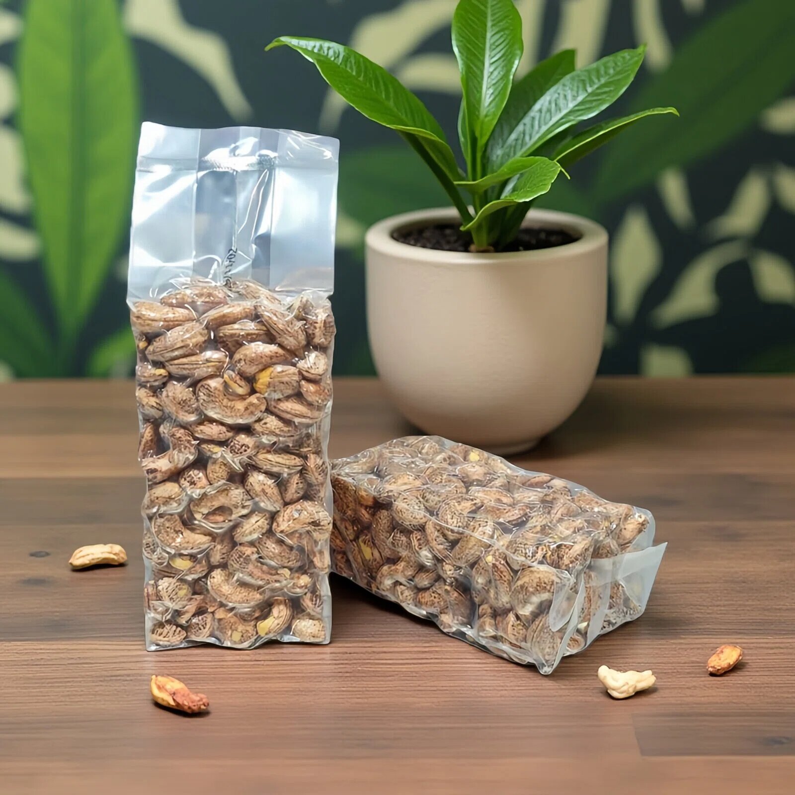 越南原产地新果盐焗紫皮大颗粒腰果孕妇坚果