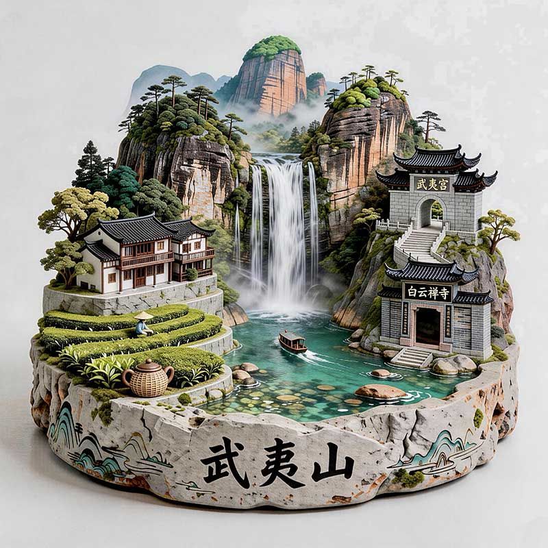 金属浮雕冰箱贴景区文旅纪念好物