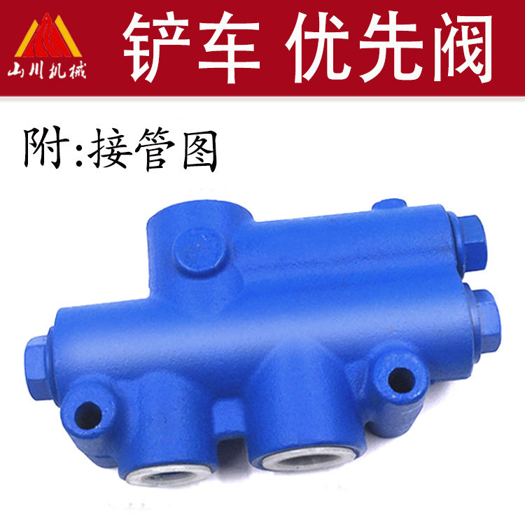 装载机铲车优先阀液压分流