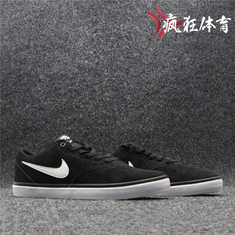 Nike男子低帮黑白低帮滑板鞋