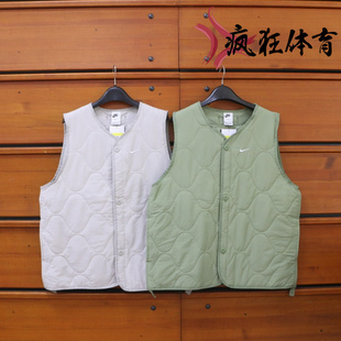 012 Nike DX0891 棉马甲背心 386 耐克男子运动休闲保暖小勾工装