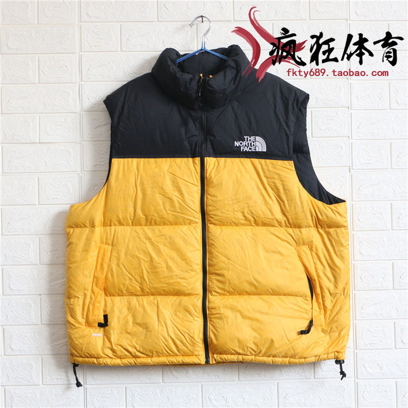 北面美版羽绒背心马甲