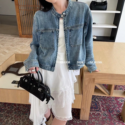 宽松休闲百搭复古牛仔外套