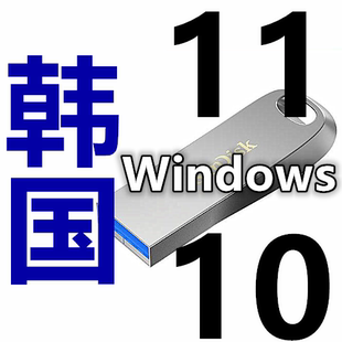 windows 10 韩版韩语 win 11 韩国韩文 专业企业ltsc 系统安装u盘