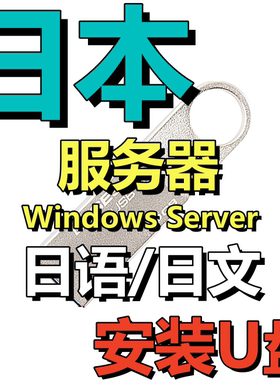服务器日语日文版 Win 11 10 Server 2025 2022 2019 2016安装U盘